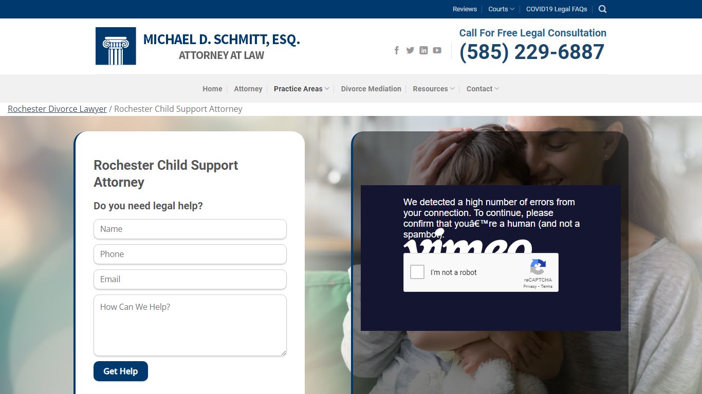 Rochester Child Support Attorney | Child Support Lawyer | Family Law